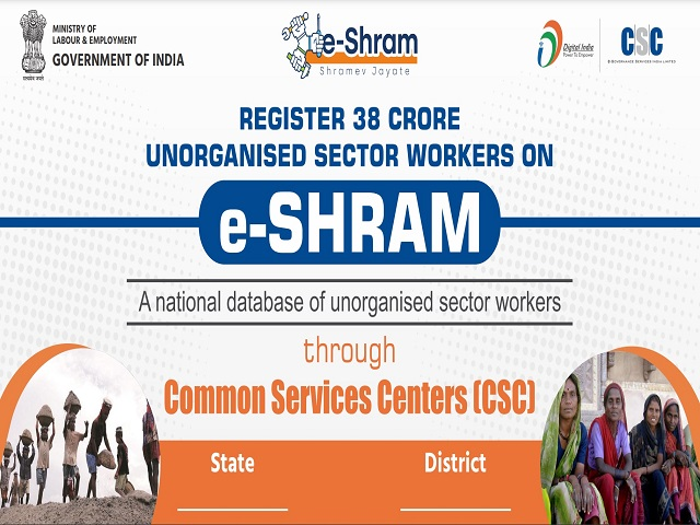 e-Shram Registration